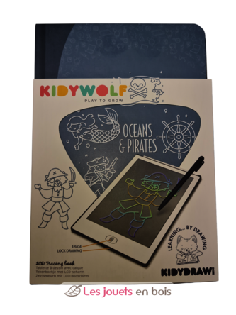 Kidydraw-Mini Tablette à dessin Océans et Pirates KW-KIDYDRAWMINI-OPI Kidywolf 9