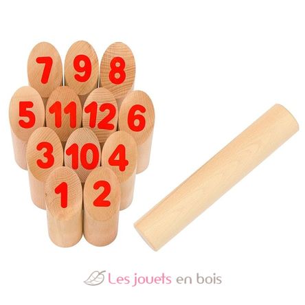 Jeu de viking number KUBB GO56853-4416 Goki 1