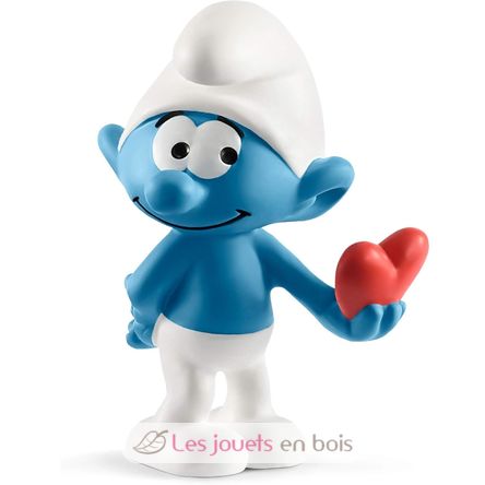 Figurine Schtroumpf avec cœur SC20817 Schleich 1