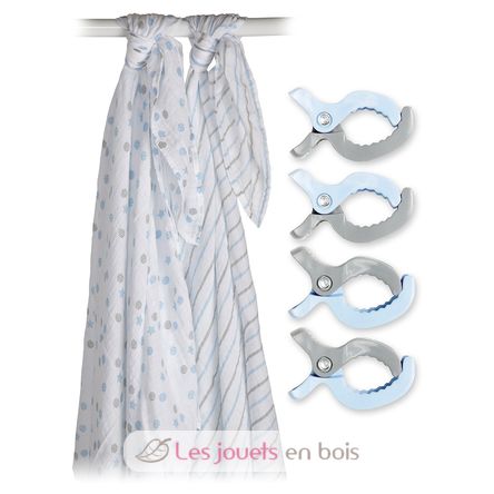 Pack de 2 maxi langes + clips LLJ-121-009-003 Lulujo 2