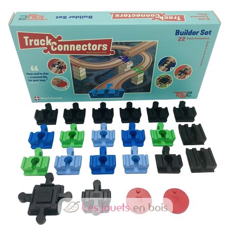 Builder Set - 22 connecteurs de rails Toy2-21002 Toy2 1