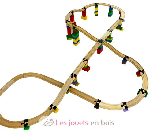 Builder Set - 22 connecteurs de rails Toy2-21002 Toy2 11