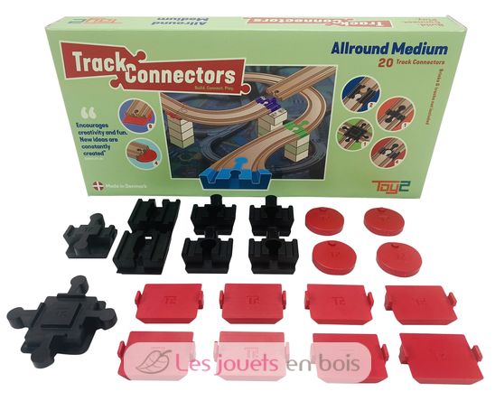 Allround Medium - 20 connecteurs de rails Toy2-21024 Toy2 1