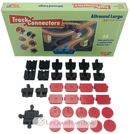 Allround Large - 33 connecteurs de rails Toy2-21025 Toy2 1