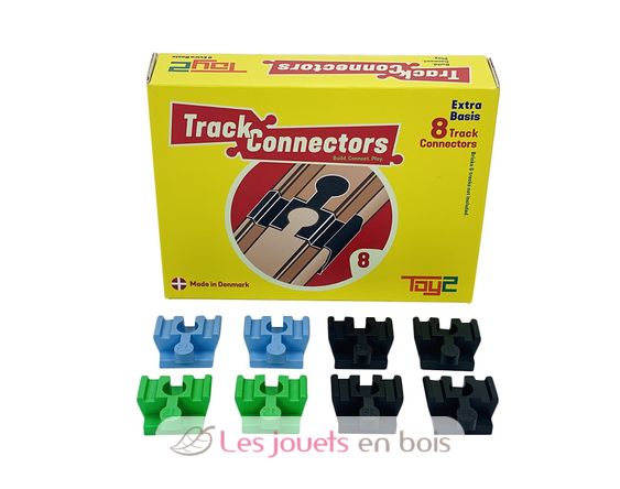 8 connecteurs de base pour rails Toy2-21048 Toy2 1