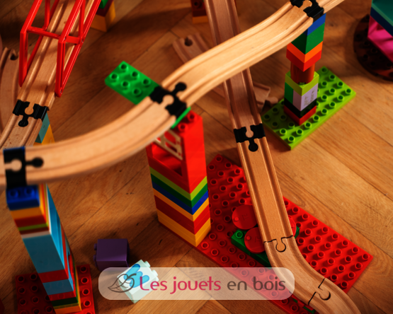 8 connecteurs de base pour rails Toy2-21048 Toy2 4