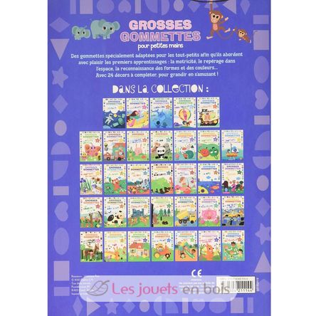 Grosses gommettes Mamans et bébés animaux PI-1114 Piccolia 2