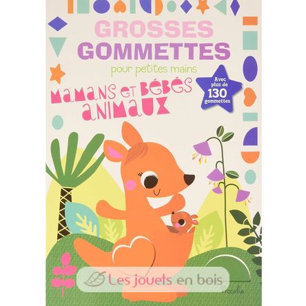 Grosses gommettes Mamans et bébés animaux PI-1114 Piccolia 1