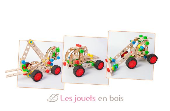 Constructor Junior 3x1 - Chariot élévateur AT-2159 Alexander Toys 3