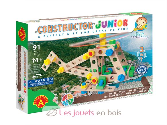 Constructor Junior 3x1 - Hélicoptère AT-2161 Alexander Toys 1