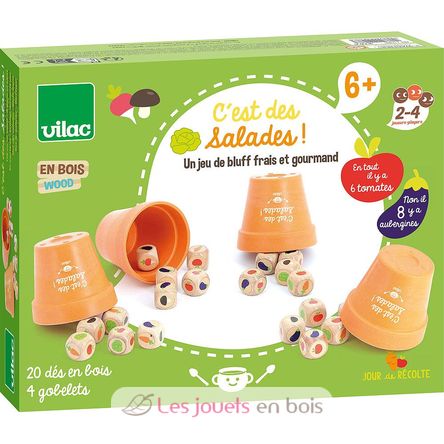 Jeu de bluff C'est des salades V2166 Vilac 5