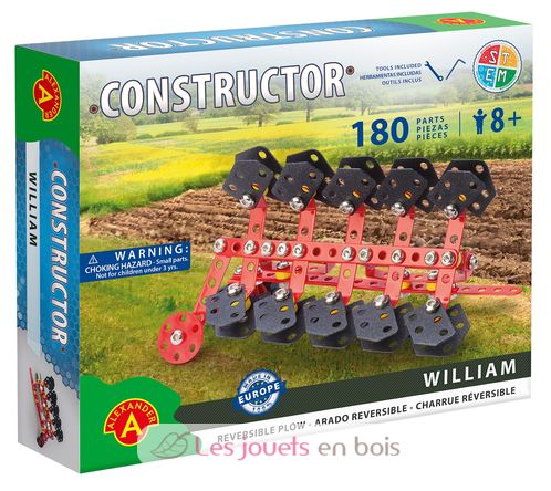 Constructor William - Charrue réversible AT-2171 Alexander Toys 2