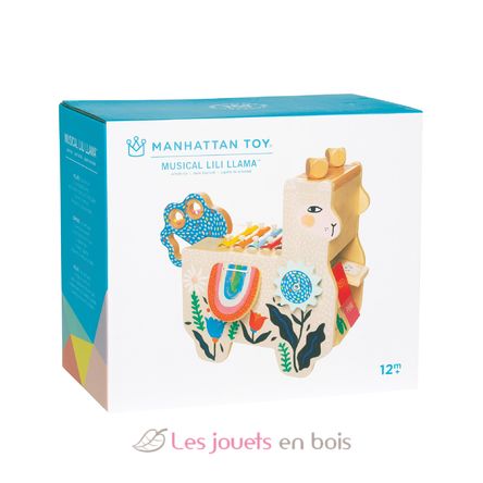 Lili Lama musical en bois MT217120 Manhattan Toy 5