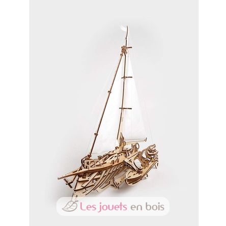 Puzzle 3D Trimaran Mérihobus U-70059 Ugears 6
