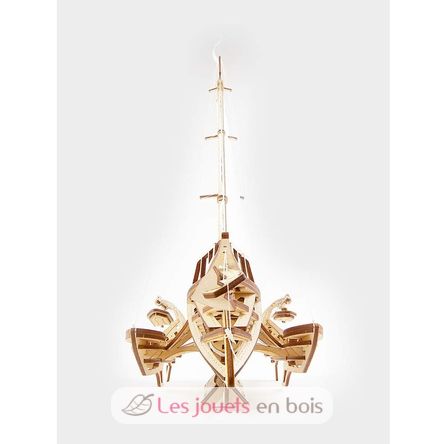 Puzzle 3D Trimaran Mérihobus U-70059 Ugears 5