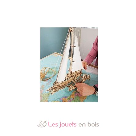 Puzzle 3D Trimaran Mérihobus U-70059 Ugears 3
