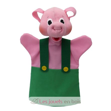 Marionnette Petit Cochon vert MU-22649B Mú 1