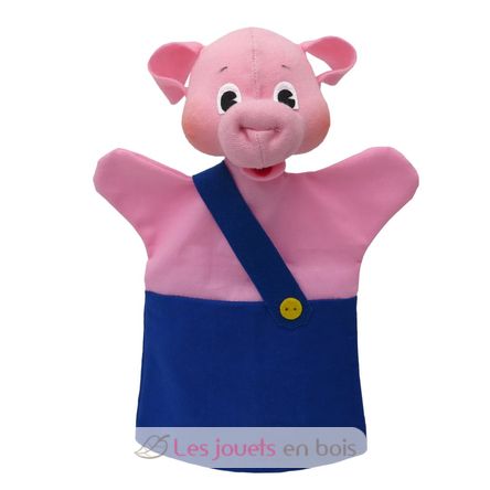 Marionnette Petit Cochon bleu MU-22652B Mú 1