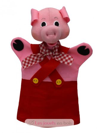 Marionnette Petit Cochon rouge MU-22653A Mú 1