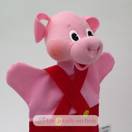 Marionnette Petit Cochon rouge MU-22653B Mú 3