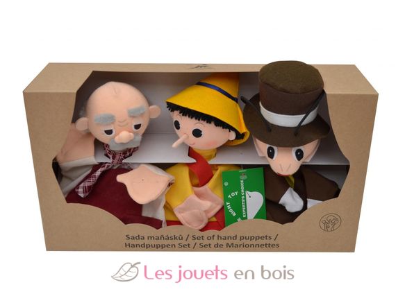 Set 3 Marionnettes Pinocchio MU-22789C Mú 2