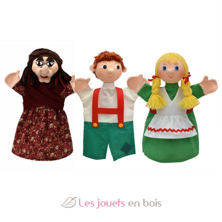 Set de 3 marionnettes Hansel et Gretel MU22790B Mú 1