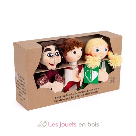 Set de 3 marionnettes Hansel et Gretel MU22790B Mú 2