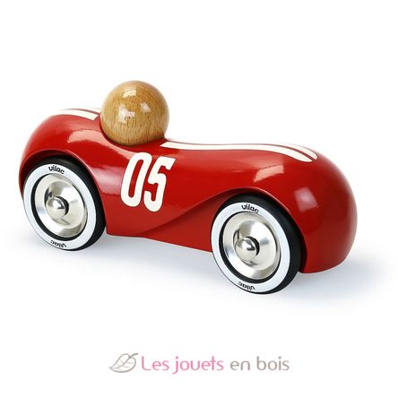 Voiture Streamline vintage rouge V2285F Vilac 1