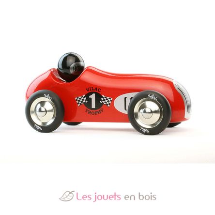 Voiture Oldsport rouge Trophy 20cm V2286R-3429 Vilac 3