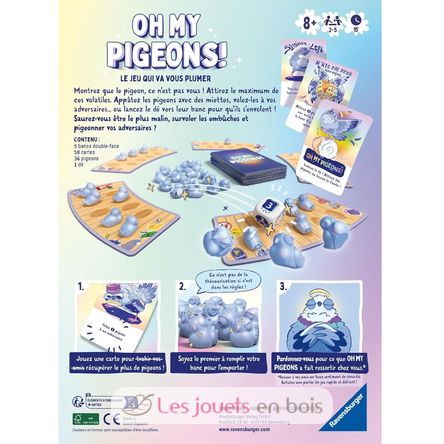 Jeu Oh my Pigeons RAV22894 Ravensburger 3