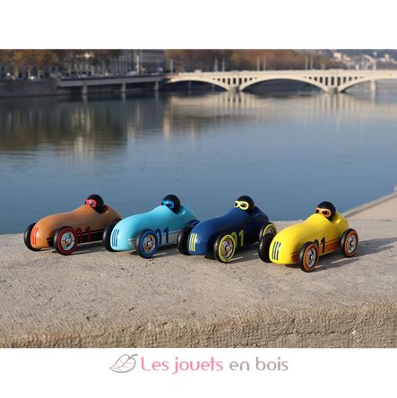 Voiture Old sport Compet’ bois naturel V2290S Vilac 6