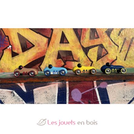 Voiture Old sport Compet’ jaune V2290Y Vilac 7