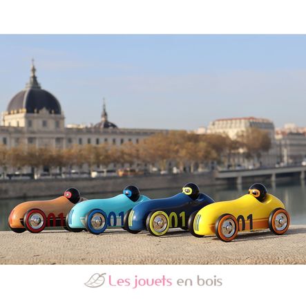 Voiture Old sport Compet’ jaune V2290Y Vilac 6