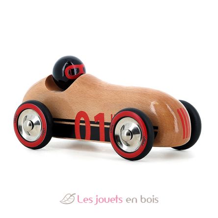Voiture Old sport Compet’ bois naturel V2290S Vilac 1