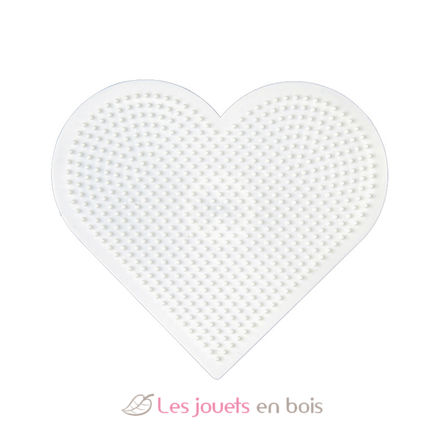 Plaque grand cœur perles plastique Midi HAMA-233 Hama 1