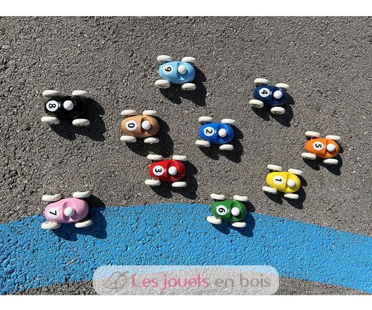 Mini roadster en bois bleu ciel V2331B Vilac 5