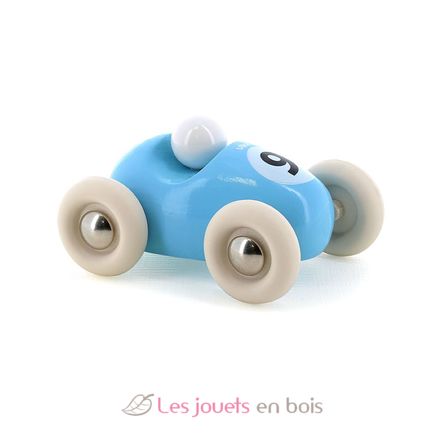 Mini roadster en bois bleu ciel V2331B Vilac 2