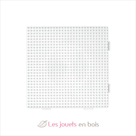 Plaque carré assemblage perles plastique Midi blanche HAMA-234 Hama 1