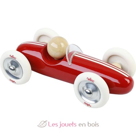 Voiture Grand Prix vintage MM rouge V2341R Vilac 2