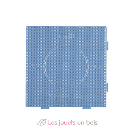 Plaque carré assemblage perles plastique Midi transparente HAMA-234TR Hama 1