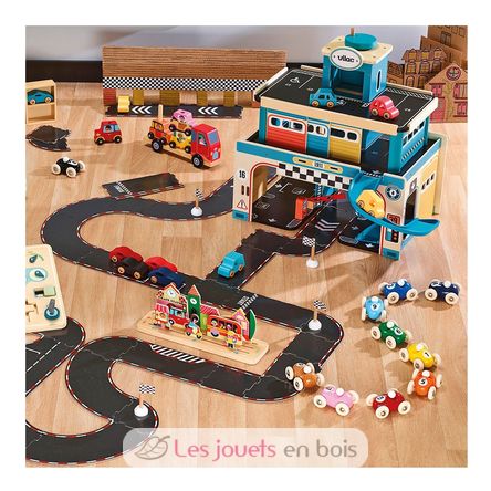 Circuit réversible avec 2 voitures V2350 Vilac 8