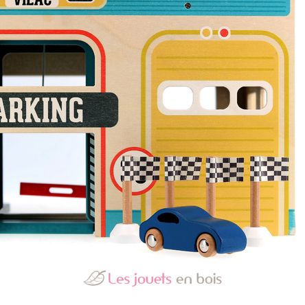 Garage en bois vintage Vilacity V2351 Vilac 4
