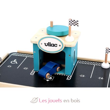 Garage en bois vintage Vilacity V2351 Vilac 5
