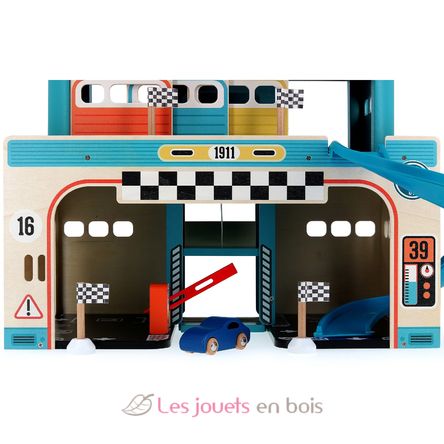 Garage en bois vintage Vilacity V2351 Vilac 6