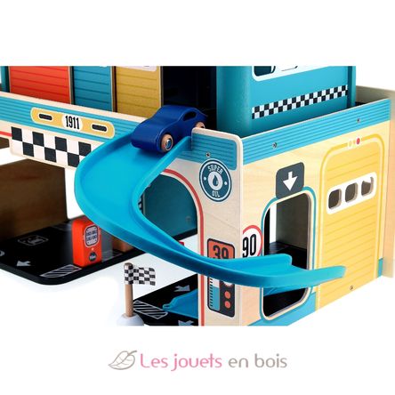 Garage en bois vintage Vilacity V2351 Vilac 8