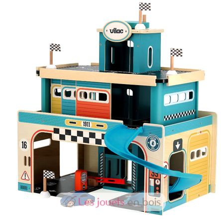 Garage en bois vintage Vilacity V2351 Vilac 1