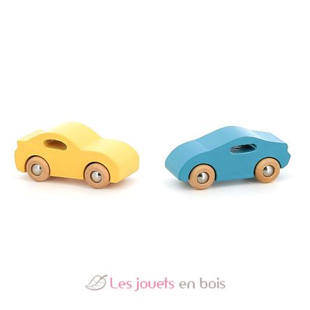 Coffret de 4 voitures en bois Super cars V2369 Vilac 5