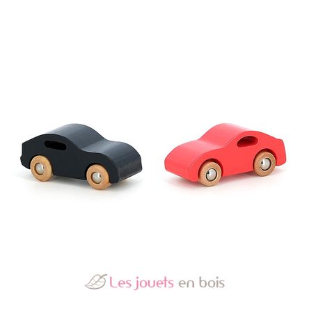 Coffret de 4 voitures en bois Super cars V2369 Vilac 4