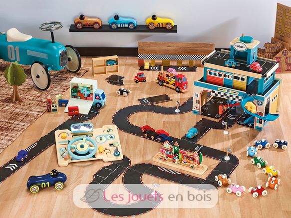 Coffret de 4 voitures en bois Super cars V2369 Vilac 9