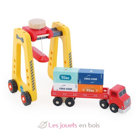 Enjambeur de docker et semi remorque V2375 Vilac 3